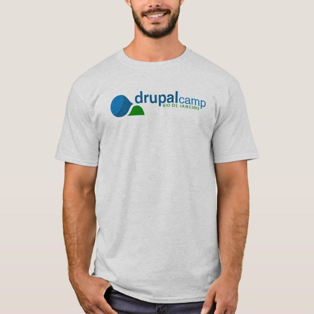T-shirt DrupalCamp Rio de Janeiro (Devant)