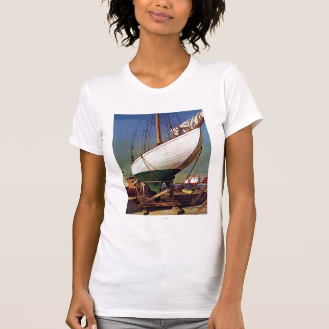 T-shirt Dry Dock par John Atherton (Devant)