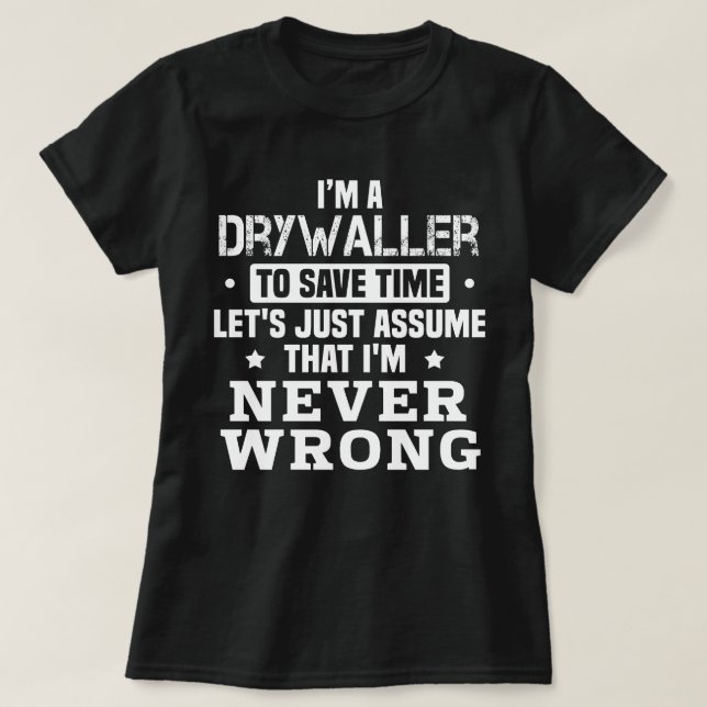 T-shirt Drywaller (Design devant)