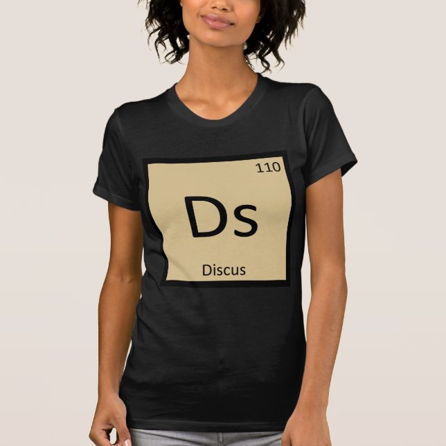 T-shirt Ds - Disque Athlétisme Symbole Chimique (Devant)