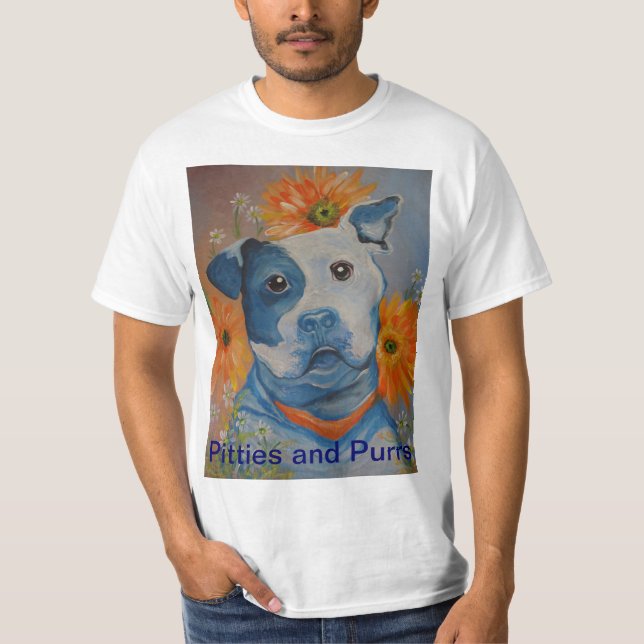 T-shirt DSC00499, Pitties et ronronnements (Devant)