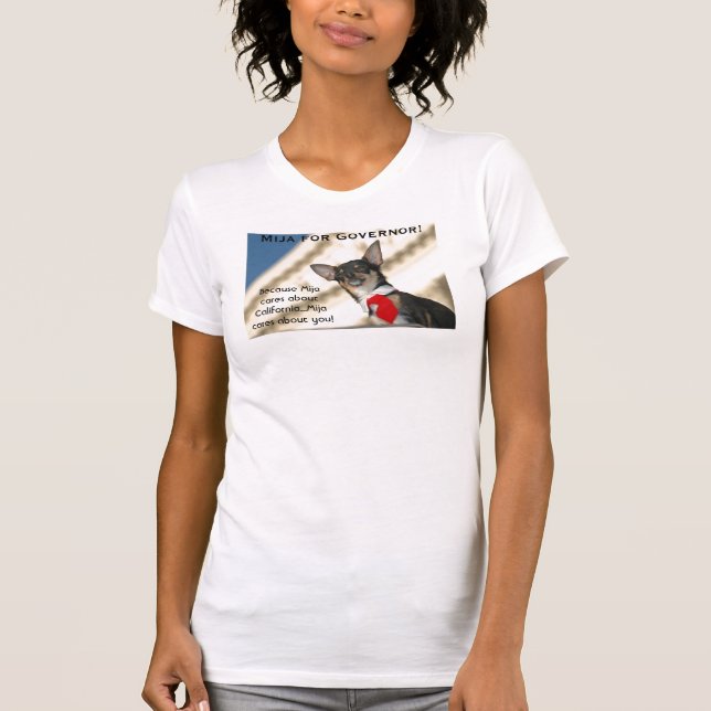 T-shirt DSC_0032, Mija pour le gouverneur ! , Puisque soin (Devant)