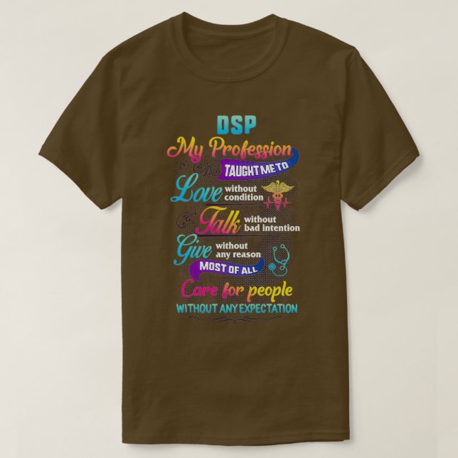 T-shirt DSP Care For People Without Expectation Direct Sup (Design devant)