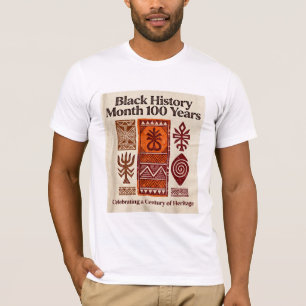 T-Shirt du 100e anniversaire du Mois de l'histoire