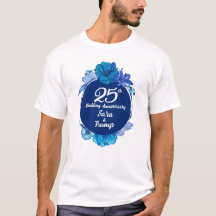 T-shirt du 25e anniversaire du Mariage