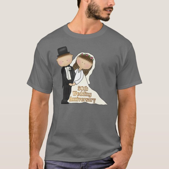 T-shirt du 50e anniversaire du Mariage (Devant)