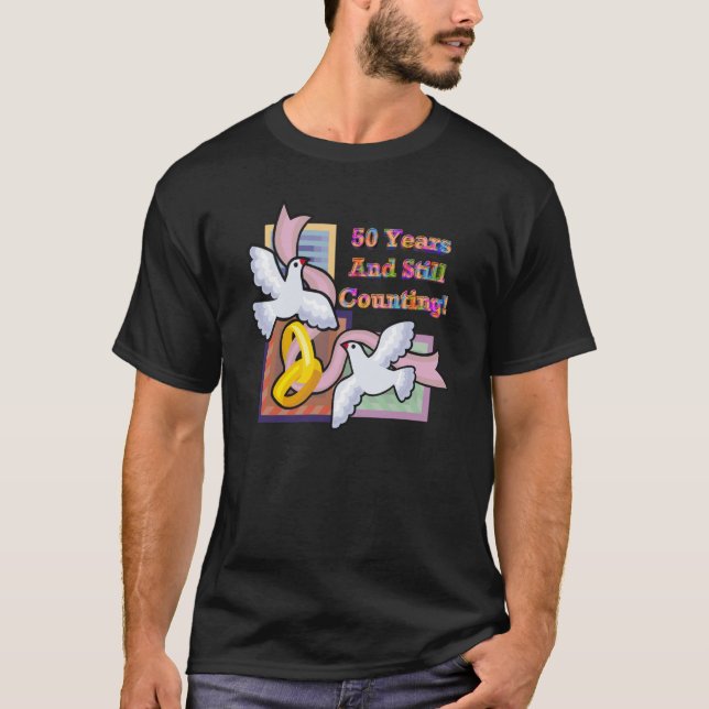 T-shirt du 50e anniversaire du Mariage (Devant)
