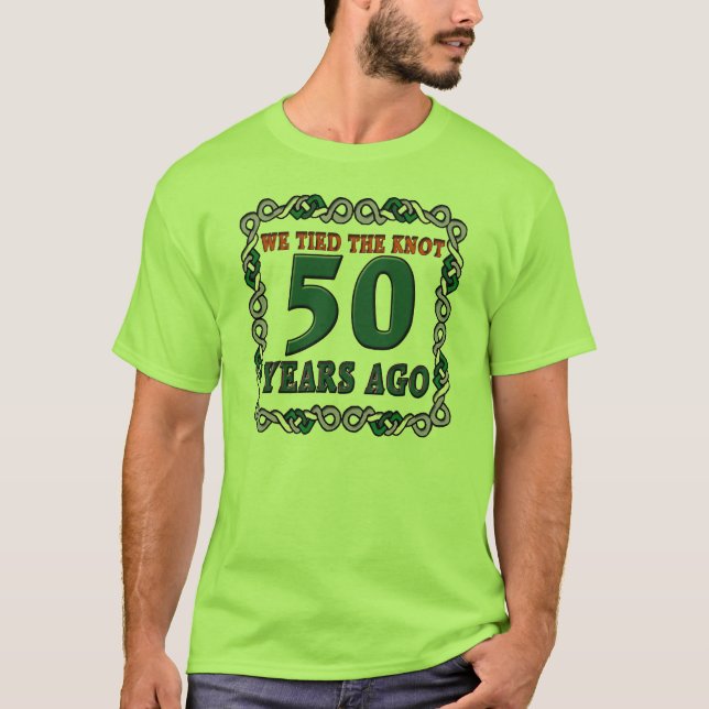 T-shirt du 50e anniversaire du Mariage (Devant)