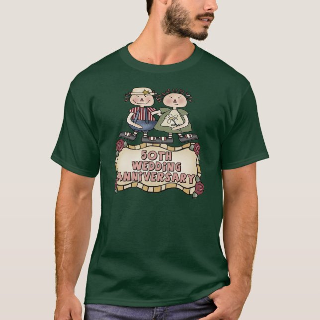 T-shirt du 50e anniversaire du Mariage (Devant)