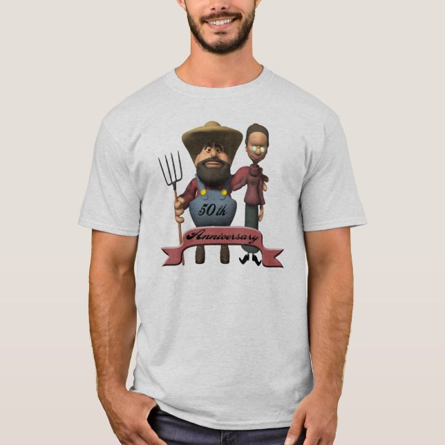 T-shirt du 50e anniversaire du Mariage (Devant)