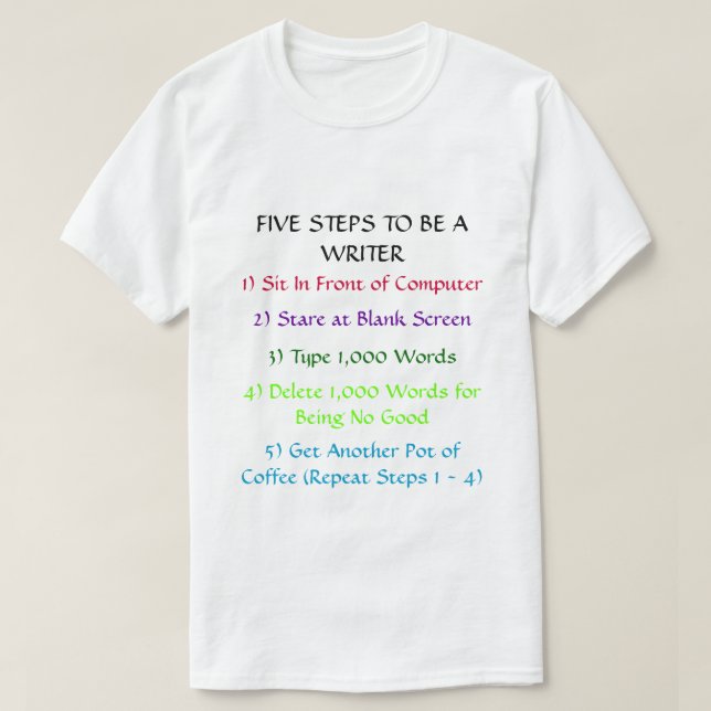 T-shirt du 5-Steps de l'auteur (Design devant)