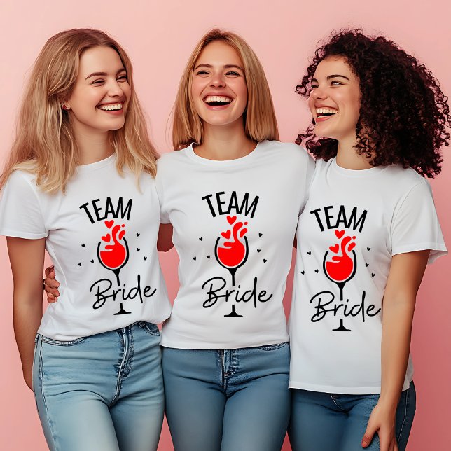 T-shirt du Bachelorette Party "Team Bride" (Créateur téléchargé)