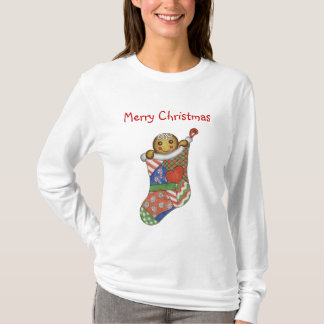 T-shirt du bas de Noël au pain d'épice
