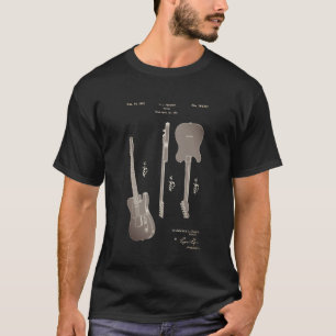 T-Shirt du brevet de guitare électrique très cool
