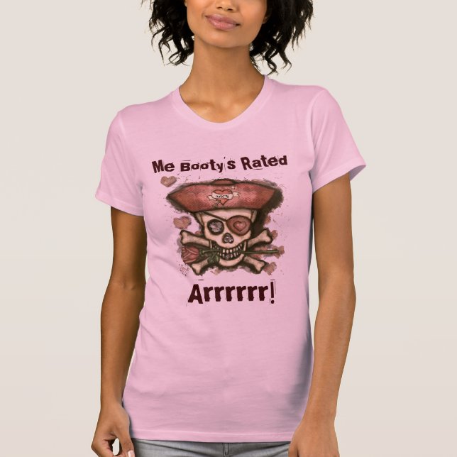 T-shirt du butin du pirate drôle (Devant)