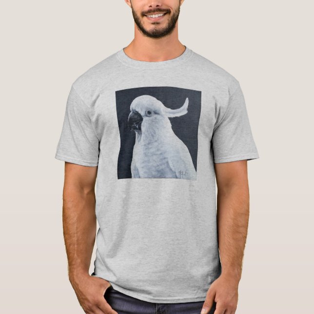 T-shirt du cacatoès B&W (Devant)