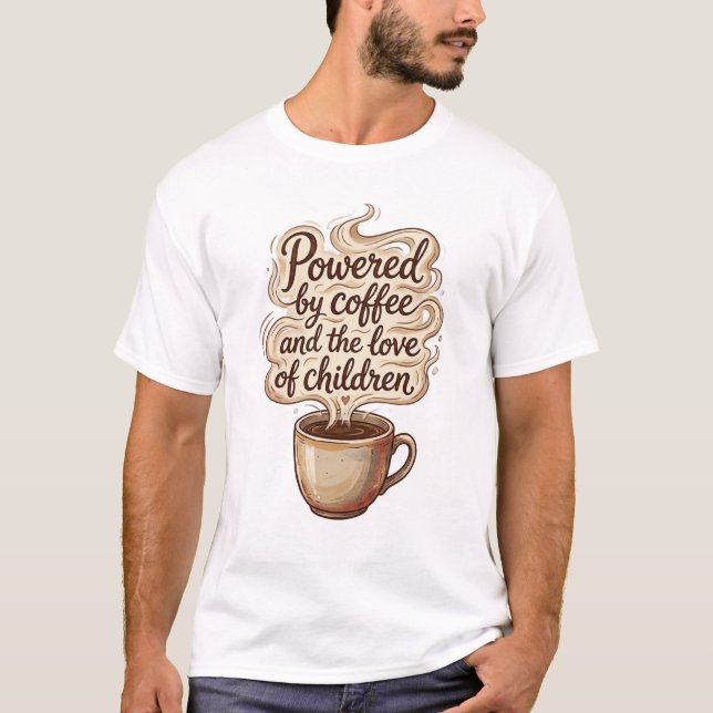 T-shirt du café de Papa (Devant)
