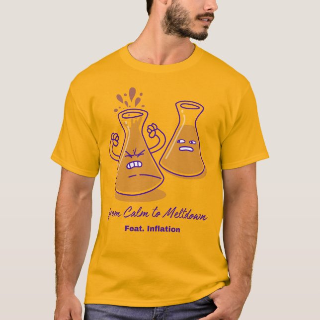 T-shirt Du calme à la fonte (Devant)
