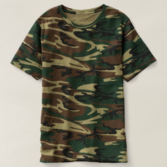 T-shirt camouflage pour homme, Vert camouflage