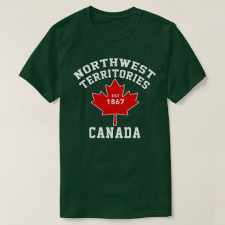 T-shirt du Canada Est.1870 de drapeau de