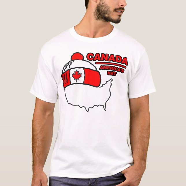 T-shirt du casquette de l'Amérique (Devant)