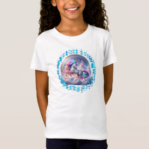 T-Shirt du château de Unicorn - Imaginaire arc-en-