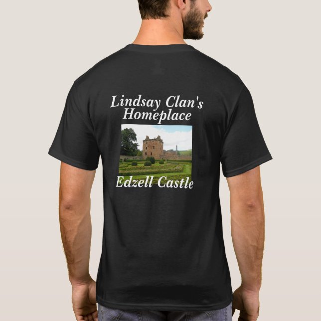 T-shirt du château Edzell de Lindsay Clan (Dos)