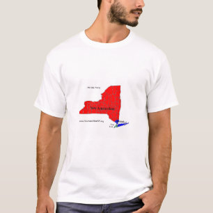 T-shirt du clivage NYS des hommes
