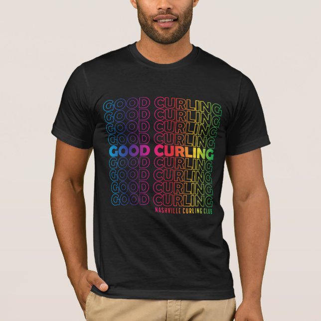 T-shirt du club de curling de Nashville (Devant)