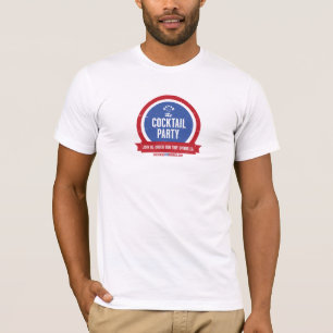 T-shirt du cocktail des hommes officiels