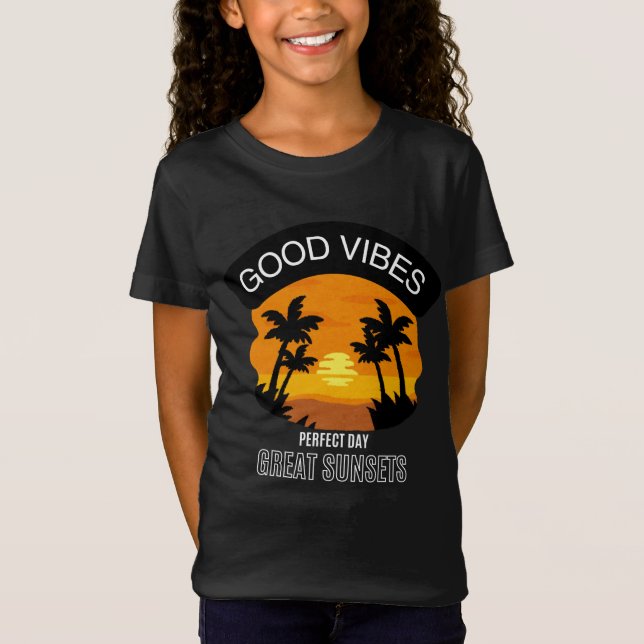 T-shirt du concepteur Sun set (Devant)