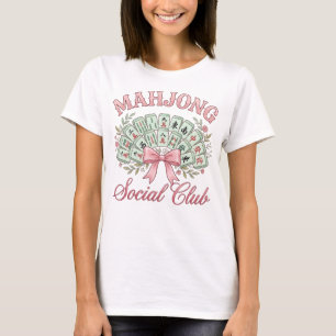 T-shirt du Coquette Mahjong Social Club avec nœud
