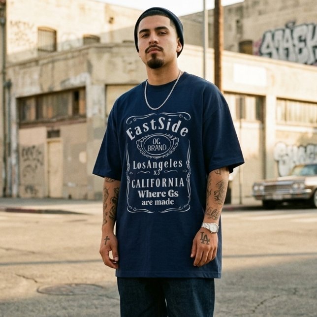 T-shirt du côté est de Los Angeles (East Side Los Angeles Tshirt)