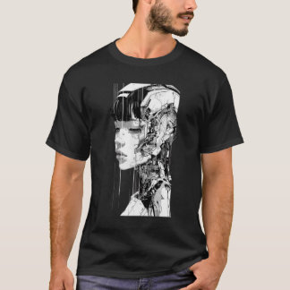 T-shirt du coureur de lame Cyberpunk réplicateur