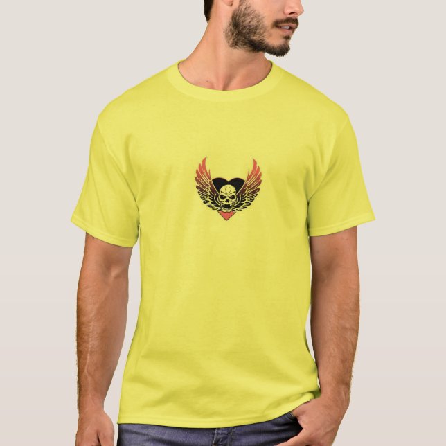 T-shirt du crâne des hommes (Devant)