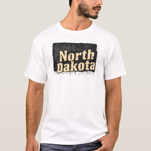 T-shirt du Dakota du Nord V01 (Devant)
