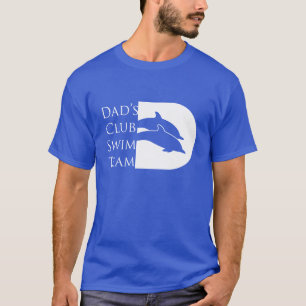 T-shirt du dauphin des hommes, royal