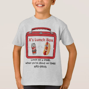 T-shirt du déjeuner du x