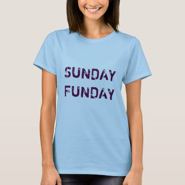 T-Shirt du dimanche du Funday (Devant)