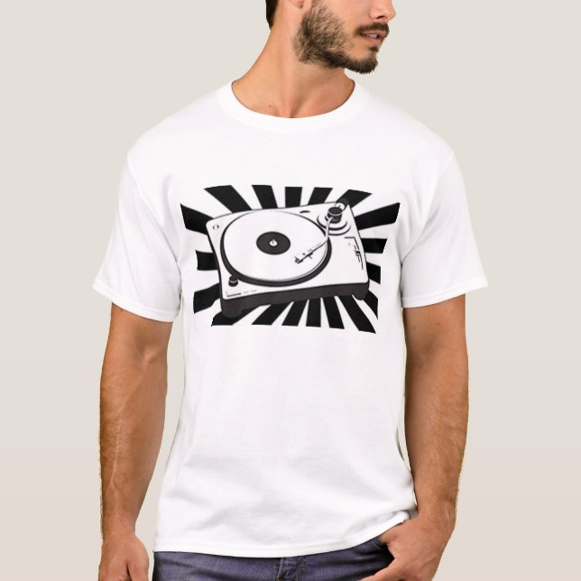 T-shirt du DJ de musique (Devant)