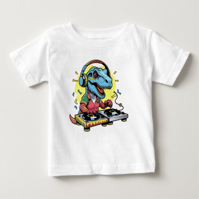 T-shirt du DJ Dinosaur Party (Devant)