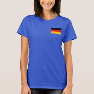 T-shirt du DK de drapeau et de carte de