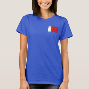 T-shirt du DK de drapeau et de carte du Bahrain