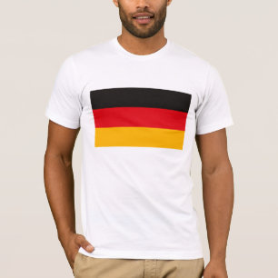 T-shirt du drapeau allemand