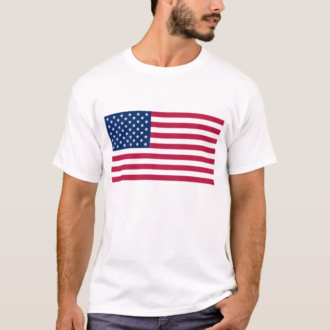 T-shirt du drapeau américain (Devant)