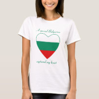 T-shirt du drapeau bulgare