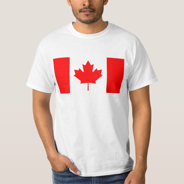 T-shirt du drapeau canadien (Devant)
