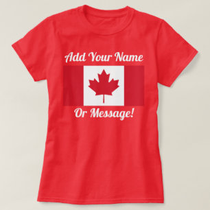 T-shirt du drapeau canadien