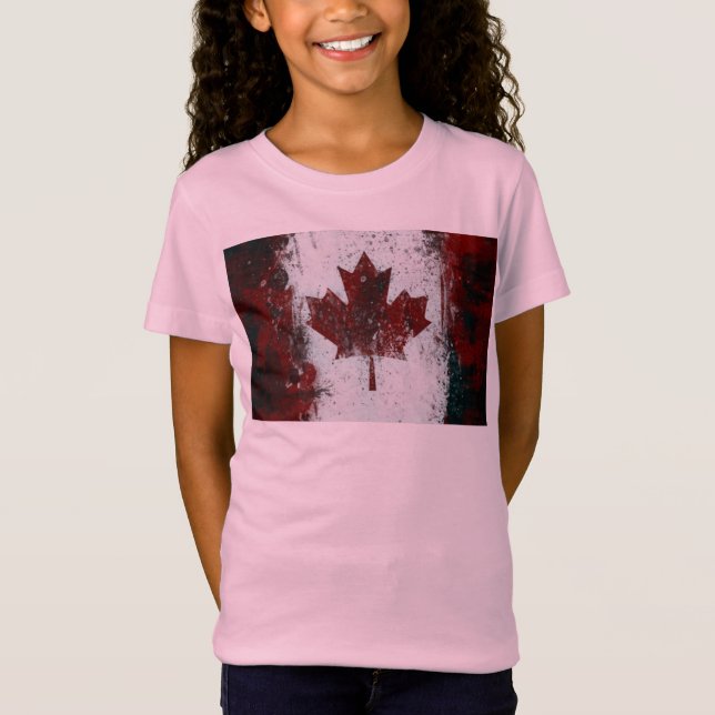 T-shirt du drapeau canadien (Devant)