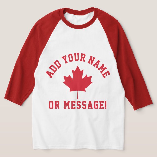 T-shirt du drapeau canadien du Canada (Poser)